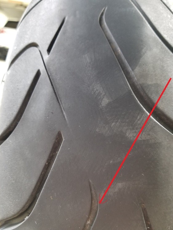 Click image for larger version

Name:	Tire Deb 7,710 miles 2.5 32 inch - Copy.jpg
Views:	1
Size:	93.7 KB
ID:	21557