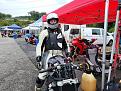 Matt on his track day weapon, don't be fooled by the nakedness, this bike has taken a beating and keeps on rolling.